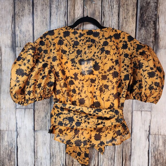 CMEO COLLECTIVE Love Hate Wrap Top - L - Picture 13 of 15